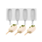 Molde de Silicona Paleta Ovalada