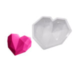 Molde de Silicona Corazón Geómetrico
