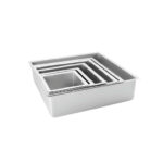 Juego de moldes Cuadrado Bajo x5