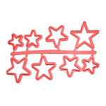 Cortador plástico Estrella x 8