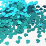 azul turquesa confeti