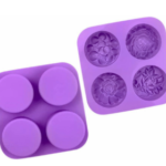 Molde  Silicona Jabon FloresX 4