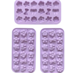 Molde Silicona Choco Figuras Varios x18