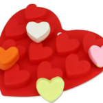 Molde  Silicona Corazones X10