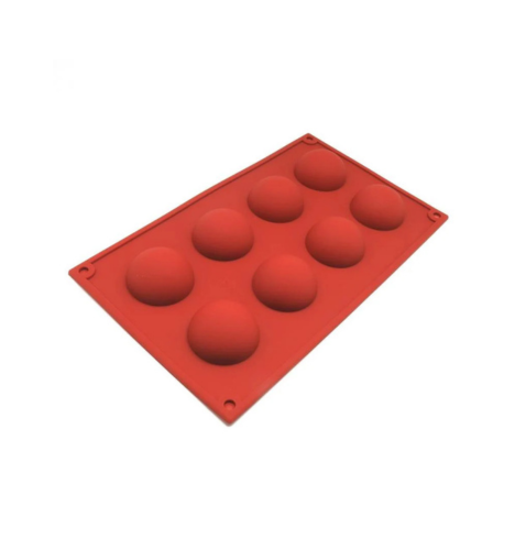 PAGINA WEB FOTOS (30) Molde de Silicona semiesfera x 8 - Imagen 1