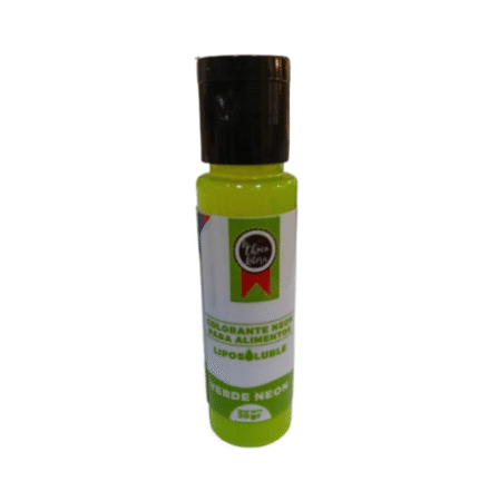 Colorante liposoluble La Chocolatera Verde Neon x 30ml