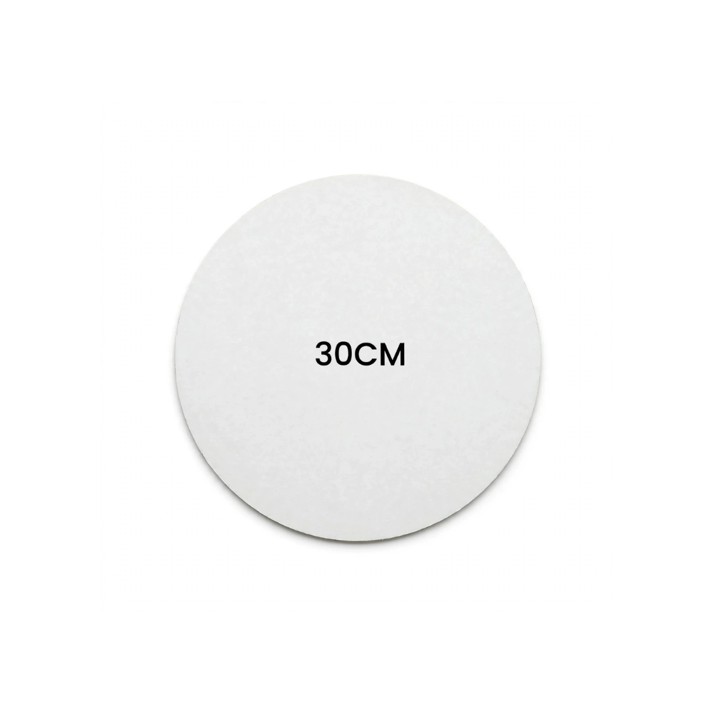 disco 30 cm MDF Base para torta de MDF blanco de 30 cm - Imagen 1