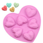 Molde Silicona Corazón Geométrico X6