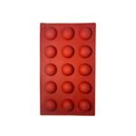 Molde de Silicona Semiesfera 15 Cavidades