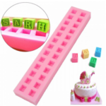 Molde Silicona  Cuadro Letras Vertical