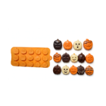 Molde de silicona calabazas x 15 cavidades - Imagen 2
