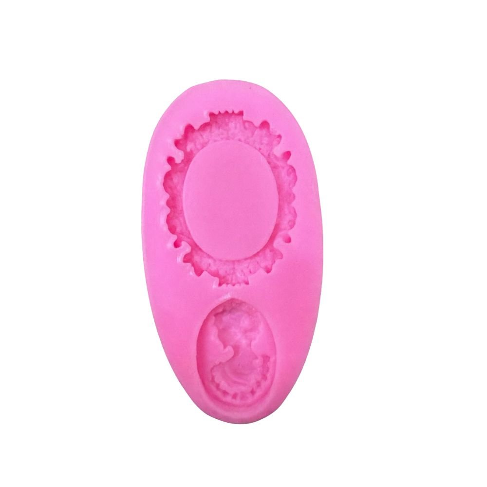 molde de silicona marco y camafeo vintage Molde de silicona marco y camafeo vintage - Imagen 1