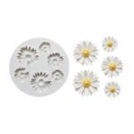 Molde de silicona mini flores para fondant - Imagen 2